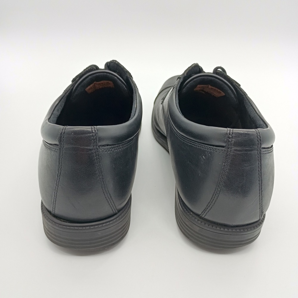 Rockport Black Leather Cap Toe‎ Oxfords Mens Size 11 Hydro-Shield Waterproof - Picture 5 of 10